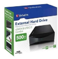 Verbatim 500GB External eSATA/USB 3.5  HDD (47525)